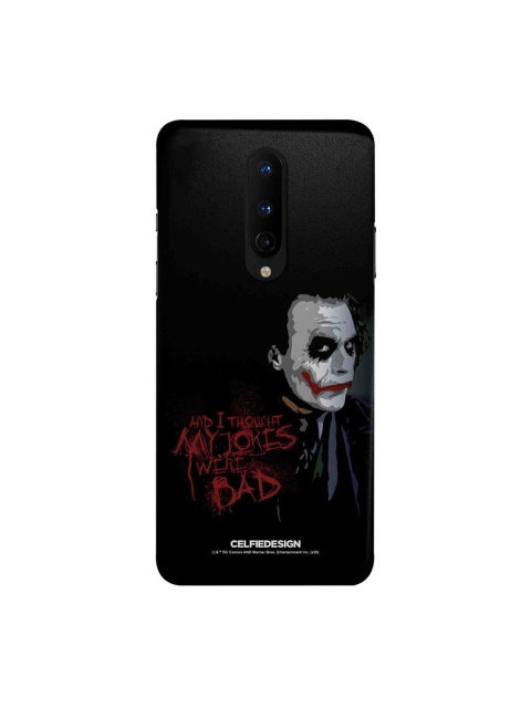 

CelfieDesign Black & Red Jokers Sarcasm Oneplus 8 Slim Back Case