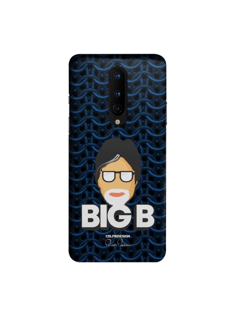 

CelfieDesign Blue & White Big B Forever Printed OnePlus 8 Slim Back Case