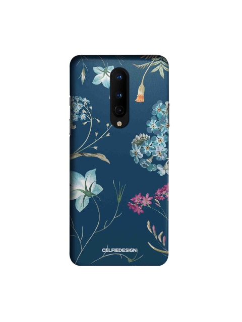 

CelfieDesign Blue & Pink Printed Plastic OnePlus 8 Slim Back Case