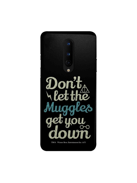 

CelfieDesign Black & Blue Muggle Theory Printed OnePlus 8 Slim Back Case