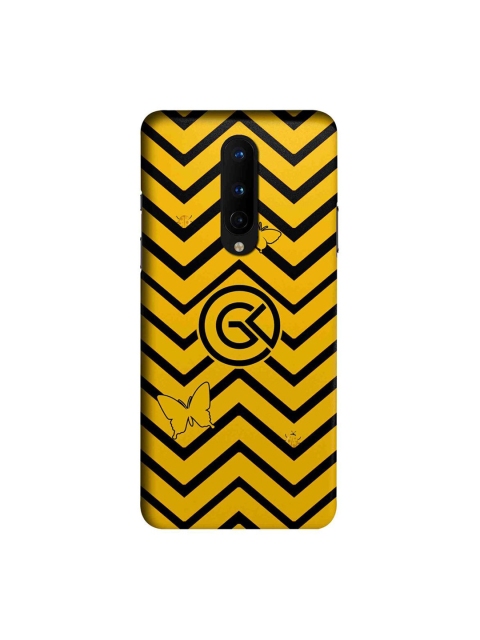 

CelfieDesign Yellow & Black Waves OnePlus 8 Slim Back Case