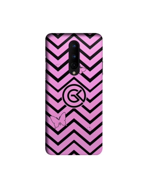 

CelfieDesign Pink & Black Waves Oneplus 8 Slim Back Case