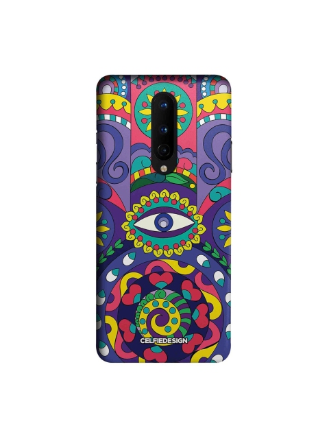 

CelfieDesign Purple & Pink Printed Plastic OnePlus 8 Slim Back Case