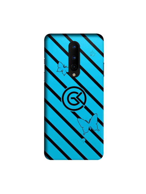 

CelfieDesign Blue & Black Rain Oneplus 8 Slim Back Case
