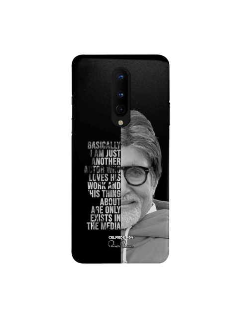 

CelfieDesign Black AB Wise Words OnePlus 8 Slim Back Case