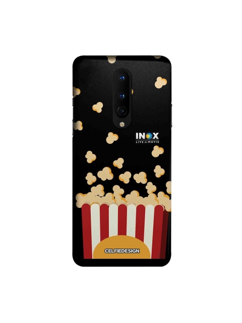 

CelfieDesign Black & Red Popcorn OnePlus 8 Slim Back Case