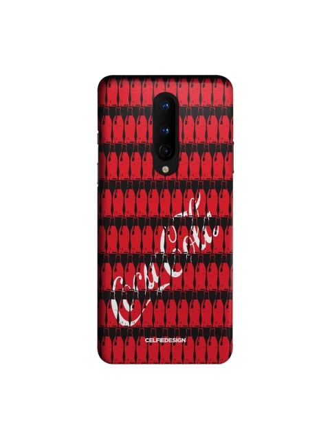 

CelfieDesign Red & Black Coke Bottles Printed OnePlus 8 Slim Back Case