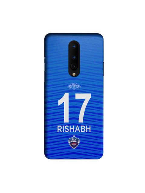 

CelfieDesign Blue & White Delhi Capitals Gear Up Oneplus 8 Slim Back Case