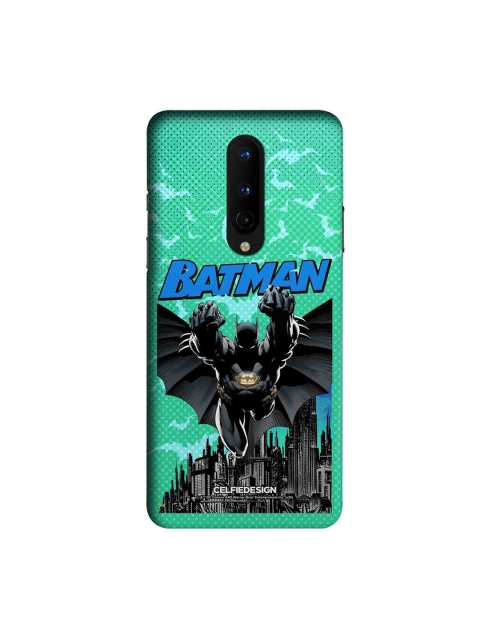 

CelfieDesign Turquoise Blue & Black Bat On The Hunt OnePlus 8 Slim Back Case