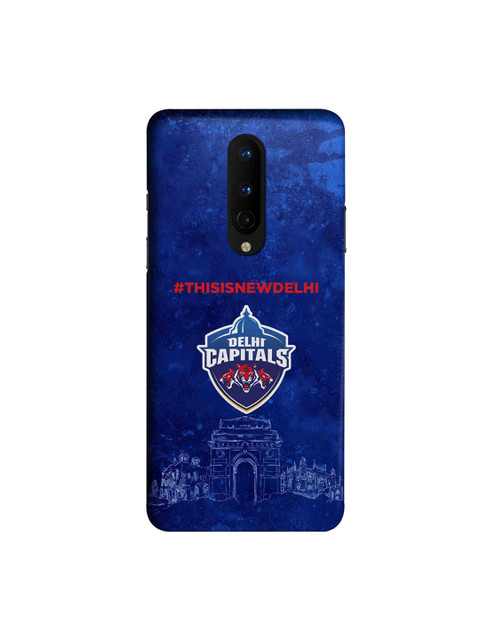 

CelfieDesign Blue & Red Yeh Hai Nayi Delhi Capitals Oneplus 8 Slim Back Case