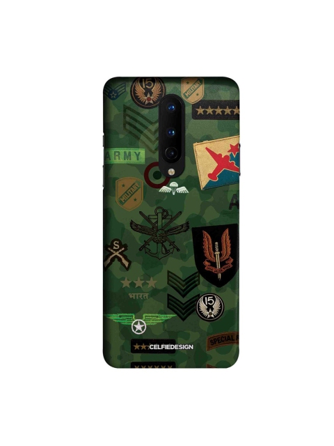 

CelfieDesign Green & Black Roger That Green Oneplus 8 Slim Back Case