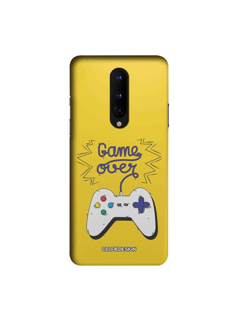 

CelfieDesign Yellow & White Game Over Printed OnePlus 8 Slim Back Case