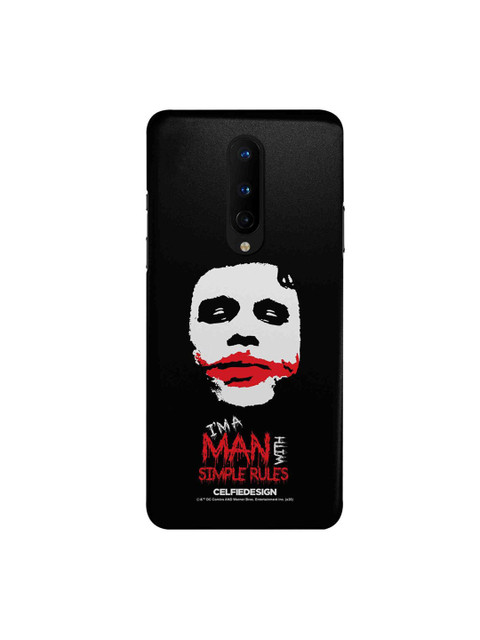 

CelfieDesign Black & White Man With Simple Rules OnePlus 8 Slim Back Case