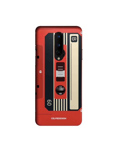 

CelfieDesign Red & Black Casette Oneplus 8 Slim Back Case