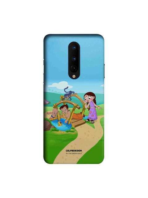 

CelfieDesign Blue & Green Chota Bheem And The Duck OnePlus 8 Slim Back Case
