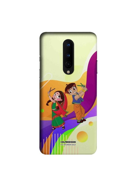 

CelfieDesign Multi-Coloured Dancing Bheem & Chutki OnePlus 8 Slim Back Case