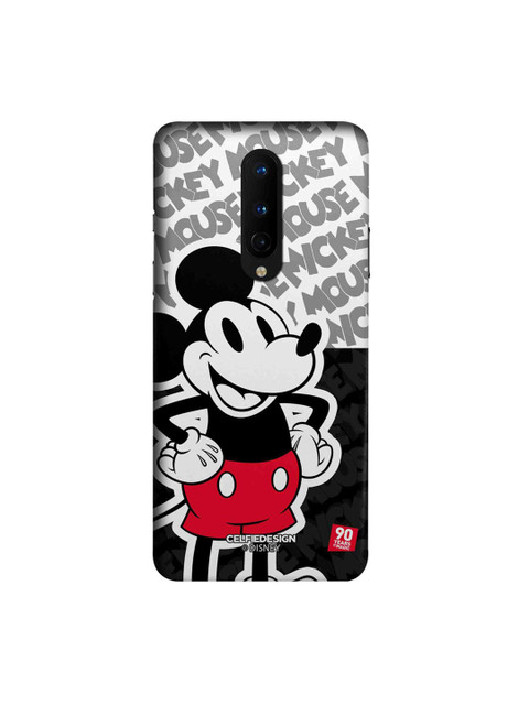 

CelfieDesign Black & White Mickey Mouse Printed OnePlus 8 Slim Back Case
