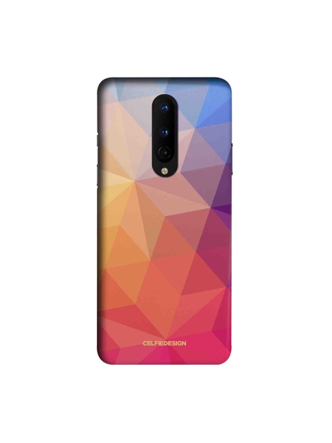 

CelfieDesign Pink & Blue Printed Plastic OnePlus 8 Slim Back Case