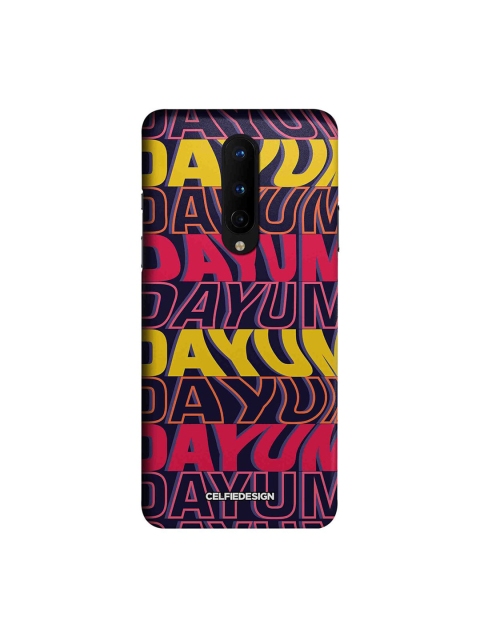 

CelfieDesign Multi-Coloured Typography Printed OnePlus 8 Slim Back Case