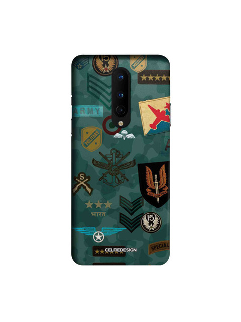 

CelfieDesign Green & Black Roger That OnePlus 8 Slim Back Case