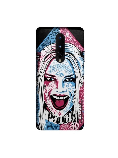 

CelfieDesign White & Black Wicked Harley Quinn OnePlus 8 Slim Back Case