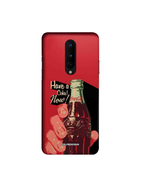 

CelfieDesign Red & Black Graphic Printed OnePlus 8 Slim Back Case