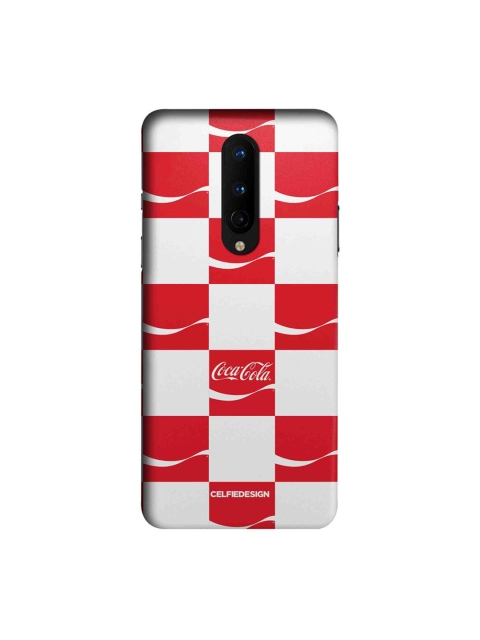 

CelfieDesign Red & White Dynamic Ribbon Oneplus 8 Slim Back Case
