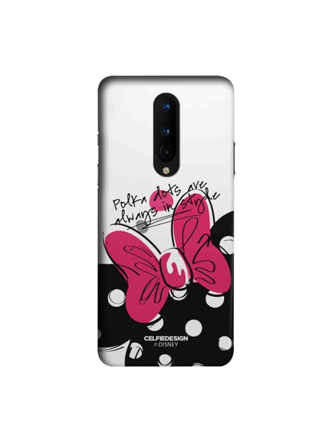

CelfieDesign White & Black Polka Minnie OnePlus 8 Slim Back Case