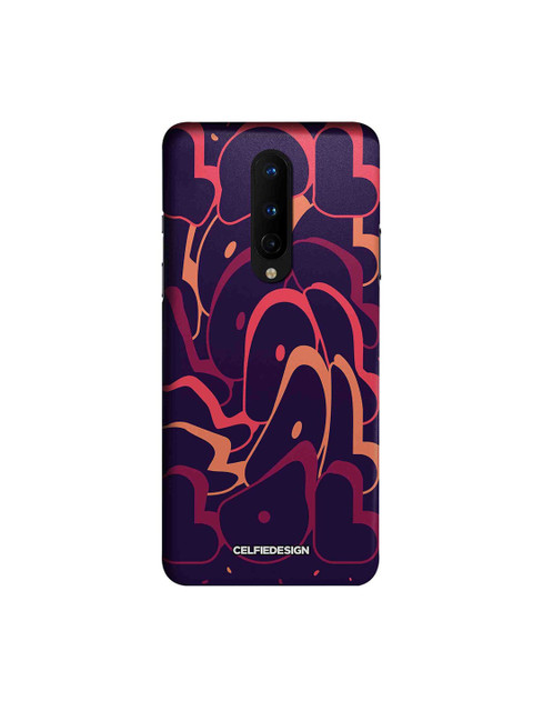 

CelfieDesign Blue & Pink Abstract Printed OnePlus 8 Slim Back Case