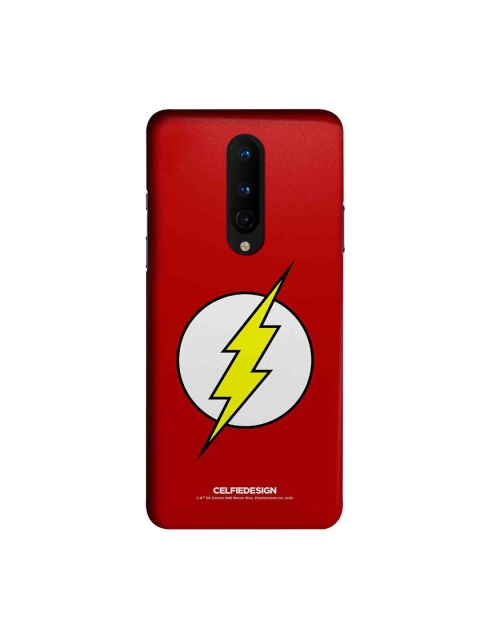 

CelfieDesign Red & White Logo Flash Printed OnePlus 8 Slim Back Case