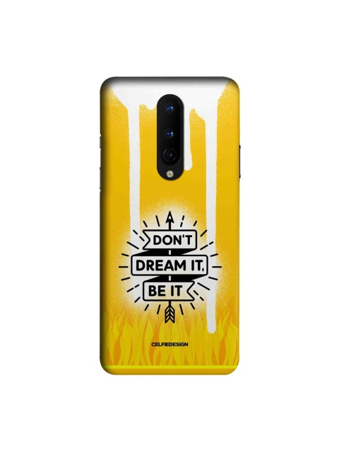 

CelfieDesign Yellow & White Dont Dream It Be It OnePlus 8 Slim Back Case