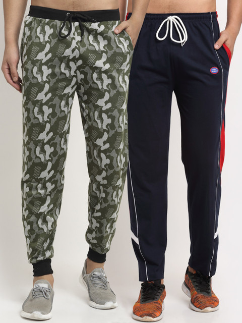 

VIMAL JONNEY Men Pack of 2 Track Pants, Navy blue