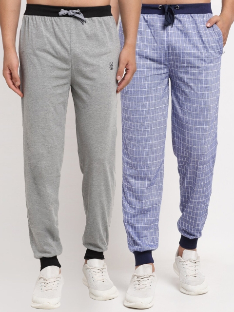 

VIMAL JONNEY Men Pack Of 2 Joggers, Blue