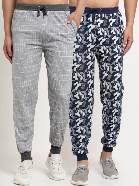 

VIMAL JONNEY Men Pack Of 2 Joggers, Grey