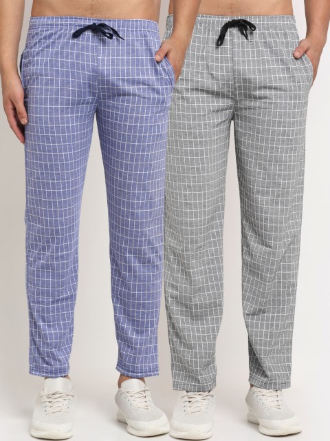 

VIMAL JONNEY Men Pack Of 2 Track Pants, Grey