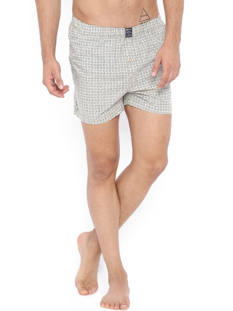 

Blue Saint White Printed Boxers B1W16MAX0017