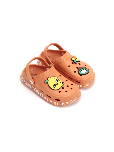 

Lil Lollipop Unisex Kids Orange Clogs Sandals