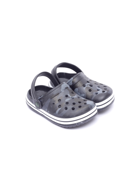 

Lil Lollipop Unisex Kids Black & Grey Clogs Sandals