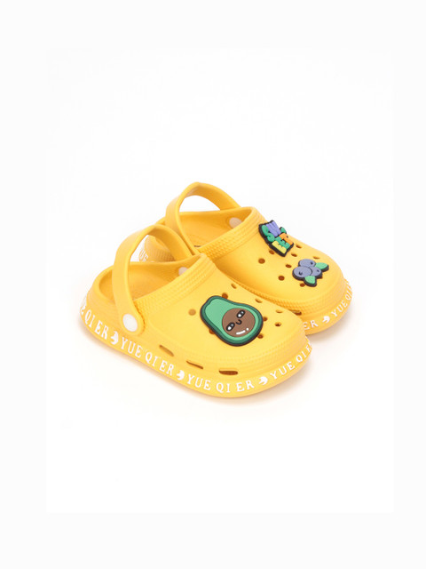 

Lil Lollipop Unisex Kids Yellow Clogs Sandals
