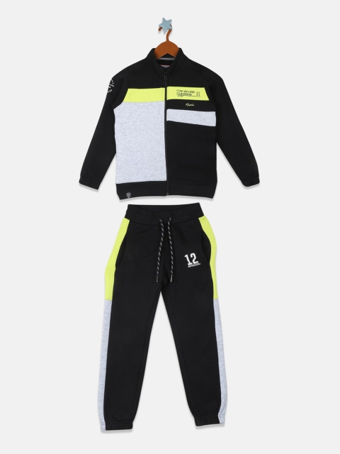 

Monte Carlo Boys Black & Grey Colourblocked Tracksuit