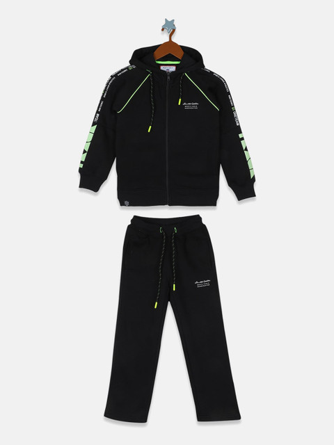 

Monte Carlo Boys Black Printed Tracksuit