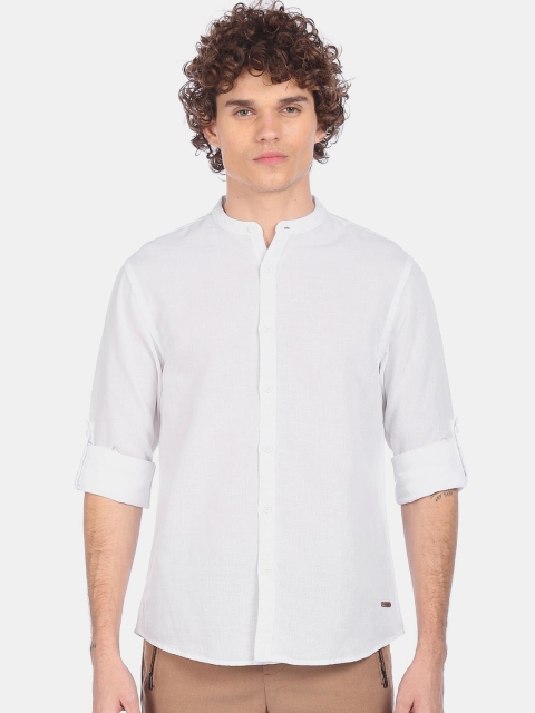 

Cherokee Men White Casual Shirt