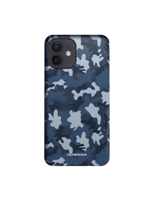 

CelfieDesign Blue Camouflage Printed iPhone 12 Slim Case