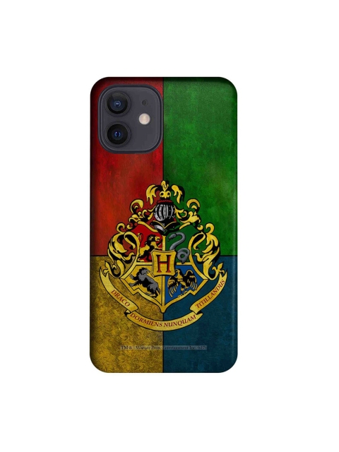 

CelfieDesign Multicolored Hogwarts Sigil iPhone 12 Slim Case, Multi