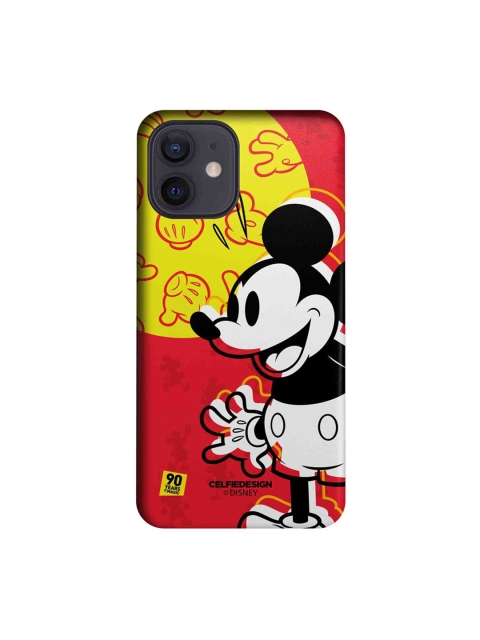 

CelfieDesign Red & Yellow Mickey Mouse Printed Slim Case For iPhone 12