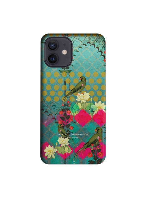 

CelfieDesign Multicoloured Mitthu Miya Print iPhone 12 Back Case, Multi