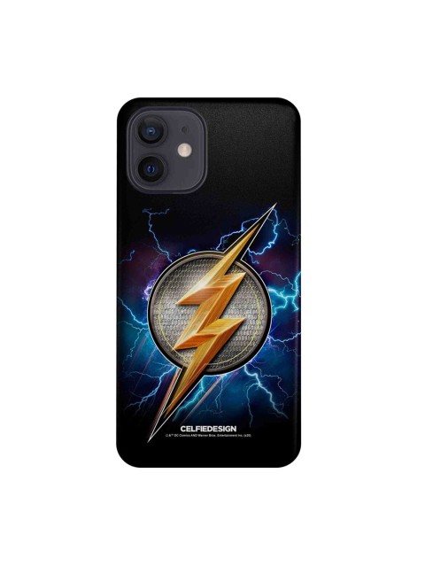 

CelfieDesign Black Flash Storm Slim Case For iPhone 12