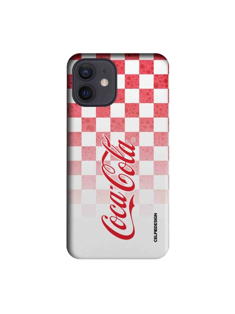 

CelfieDesign Red & White Printed iPhone 12 Slim Back Case