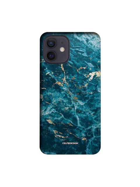 

CelfieDesign Blue Marble Blue Gold iPhone 12 Slim Case