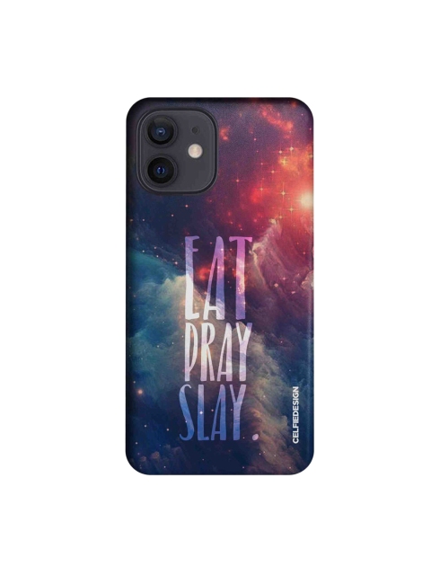 

CelfieDesign Multicolored Printed iPhone 12 Back Case, Multi